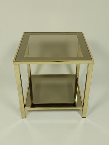 Belgo Chrom - Bijzettafel - Hollywood Regency - Jaren 70 beschikbaar voor biedingen