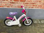 Meisjes fiets 12 inch  met duwstang, Fietsen en Brommers, Ophalen of Verzenden