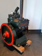 ZELDZAME ANTIEKE GEREVISEERDE STUART SCHEEPS MOTOR, Ophalen, Zo goed als nieuw, Overige brandstoffen, 5 tot 10 pk