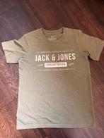 Jack&Jones T-shirt Kaki T152/12 -goeie staat., Comme neuf, Garçon ou Fille, Chemise ou À manches longues, Jack & Jones