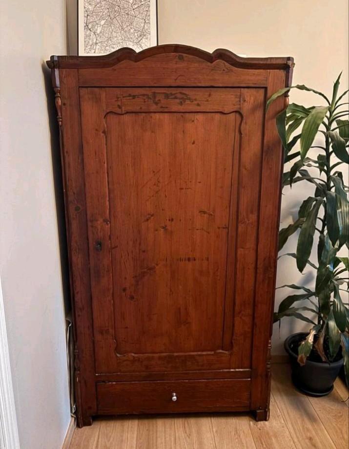 Beschikbare prachtige Bonnetière kastkast massief eikenhout, Huis en Inrichting, Kasten | Kleerkasten, Gebruikt, 150 tot 200 cm