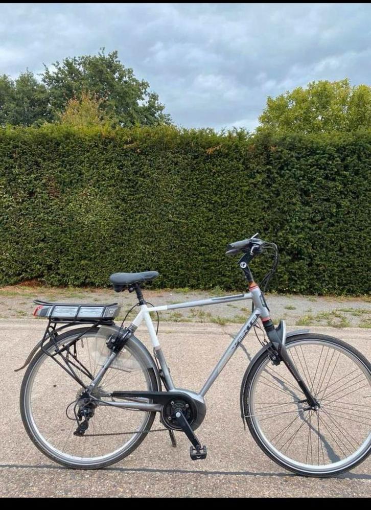 Elektrische herenfiets Sparta 7 versnellingen RIJKLAAR, Fietsen en Brommers, Elektrische fietsen, Zo goed als nieuw, Sparta, 50 km per accu of meer