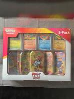Pokémon 151 Costco 5 pack mini tin bundle, Hobby en Vrije tijd, Verzamelkaartspellen | Pokémon, Ophalen of Verzenden, Zo goed als nieuw