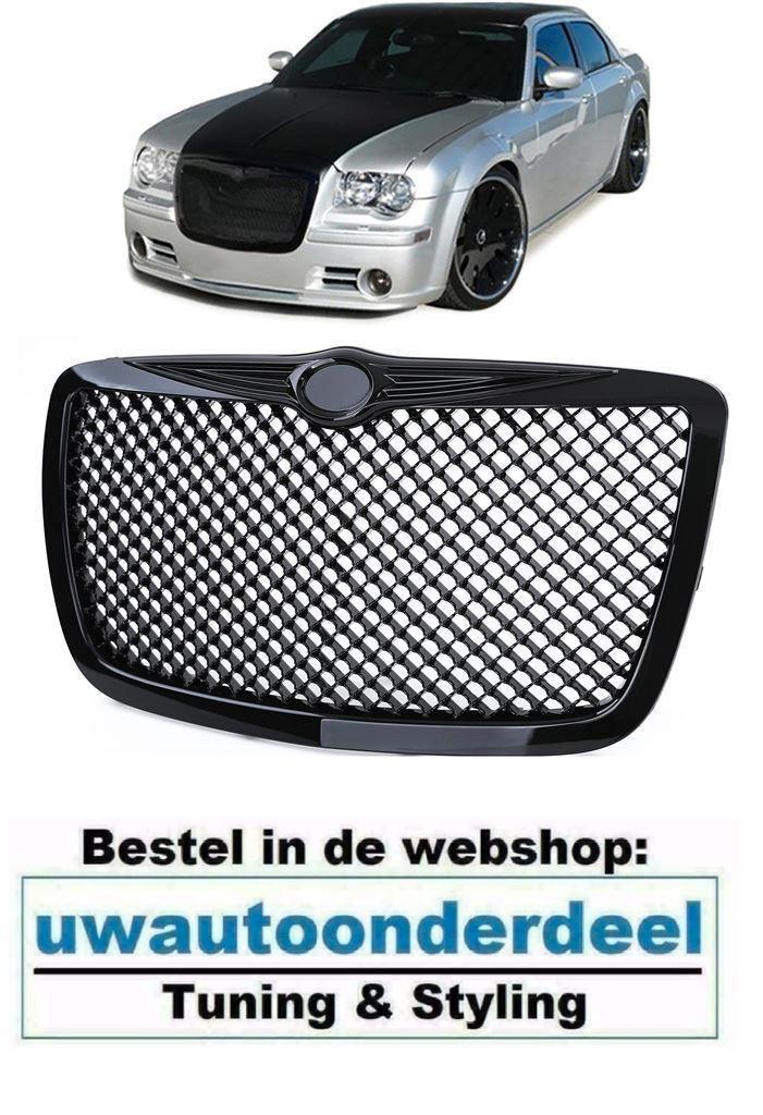 Grill Bentley Design Hoogglans Zwart Chrylser 300C, Auto diversen, Tuning en Styling, Verzenden