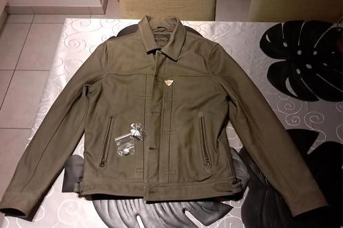 Norton vintage stijl lederen jas maat M, Motoren, Kleding | Motorkleding, Ophalen of Verzenden