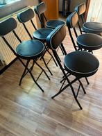 Tabouret noir, Maison & Meubles, Enlèvement, Comme neuf