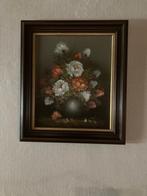 Schilderij met bloemen, Ophalen of Verzenden