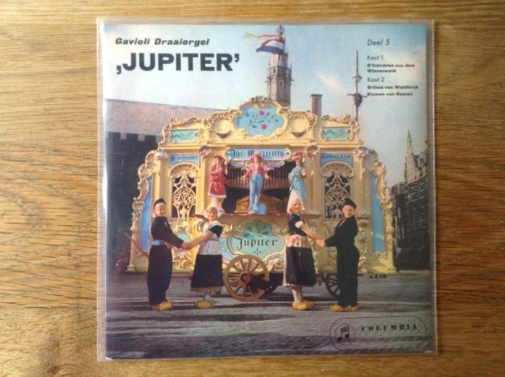 single gavioli draaiorgel jupiter, Cd's en Dvd's, Vinyl Singles, Single, Overige genres, 7 inch, Ophalen of Verzenden