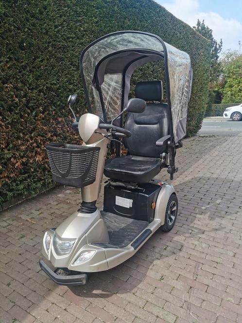 Scootmobiel Vermeiren Carpo 3 met overdekt info 0488826971, Diversen, Rolstoelen, Zo goed als nieuw, Ophalen of Verzenden