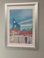 Sabena Poster Litho Sabena House Zaventem & Hof ter Musschen, Verzamelen, Rechthoekig Staand, Nieuw, Ophalen of Verzenden, A1 t/m A3