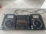 Pioneer Dj 2x CDJ2000 nxs2 + DJM900 nxs2, Muziek en Instrumenten, Ophalen, Zo goed als nieuw, Dj-set, Pioneer