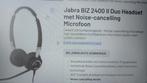 Headset - handsfree NIEUW - Jabra Biz 2400 duo, Audio, Tv en Foto, Overige Audio, Tv en Foto, Nieuw, Ophalen of Verzenden