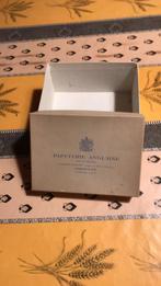 oude kartonnen doos - Engels briefpapier, Gebruikt, Ophalen of Verzenden