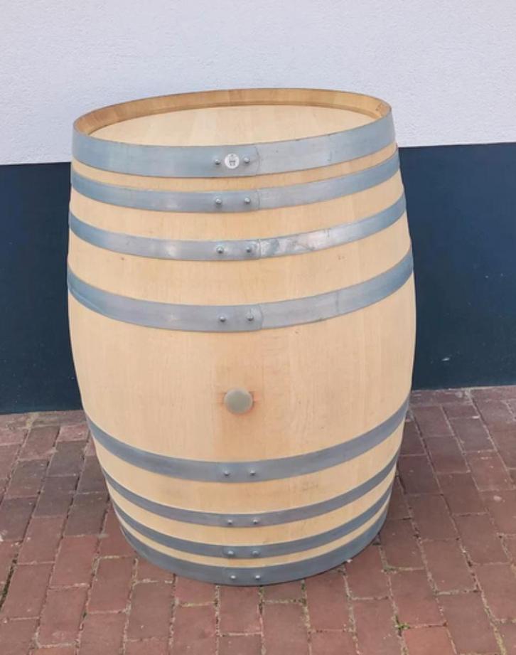Super kwaliteit!! Eikenhouten wijnvaten 400 liter - ijsbad, Tuin en Terras, Regentonnen, Zo goed als nieuw, Hout, 150 liter of meer