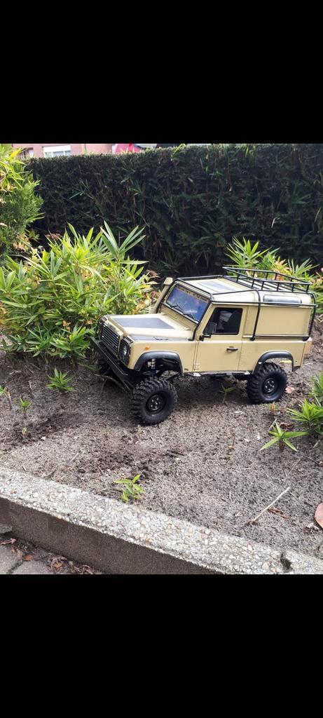 Rc Land Rover defender 90  1/10, Hobby en Vrije tijd, Modelauto's | 1:5 tot 1:12, Zo goed als nieuw, Auto, 1:9 t/m 1:12, Ophalen