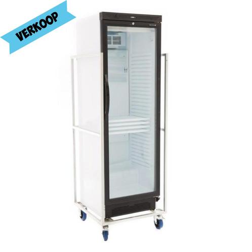 Professionele Frigo hoog - Display wit in trolley(290L ), Zakelijke goederen, Horeca | Keukenapparatuur, Koelen en Vriezen, Gebruikt