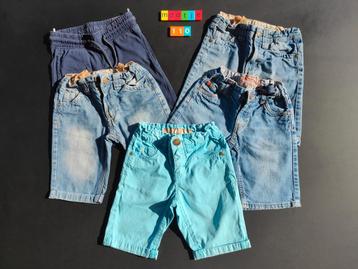 Pakket korte broeken jongen maatje 110 beschikbaar voor biedingen