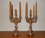 2 koperen kandelaars., Antiek en Kunst, Antiek | Brons en Koper, Ophalen