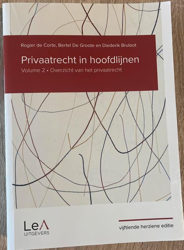 Rogier de Corte - Privaatrecht in hoofdlijnen 15de editie, Livres, Science, Enlèvement