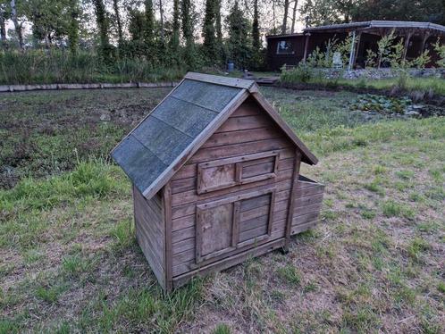 Houten Kippenhok, Dieren en Toebehoren, Pluimvee | Toebehoren, Gebruikt, Kippenhok of Kippenren, Ophalen