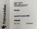 2 concertkaartjes voor Helena (Zenith Arena Lille), Tickets en Kaartjes, Concerten | Nederlandstalig, Twee personen, Oktober, Overige typen
