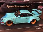 porsche 964 RWB 1:18 groenblauw, Ophalen of Verzenden, Nieuw, Auto