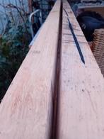 Hardhout sterk lang 2.35 b. 6x6 cm 4€ stuk, Ophalen of Verzenden, Hardhout