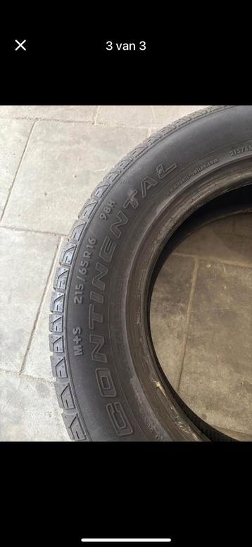 215/65/r16 continental 3 stuks beschikbaar voor biedingen