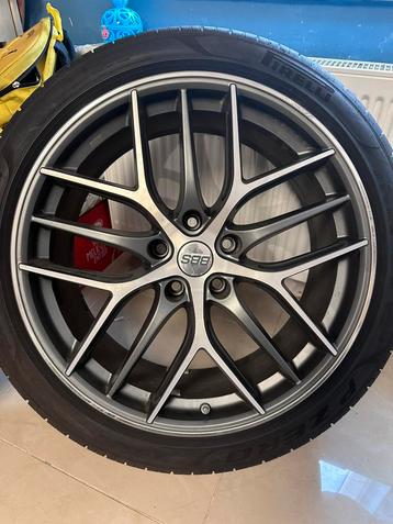 VÉRITABLES BBS CC-R 20" 5x120 POUR BMW OU TESLA MODEL S/X T5 beschikbaar voor biedingen