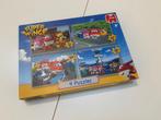 Puzzel MB "Super Wings" 4 in 1!, Enlèvement ou Envoi, 10 à 50 pièces, Comme neuf