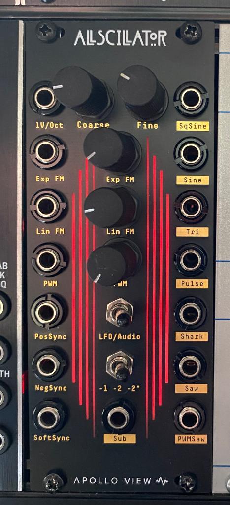 Uitstekende Apollo View Allscillator VCO-module, Muziek en Instrumenten, Soundmodules, Zo goed als nieuw, Overige merken, Ophalen of Verzenden