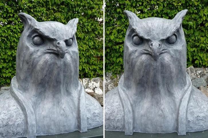 Beeldhouwwerk Owlman, Antiek en Kunst, Kunst | Beelden en Houtsnijwerken, Ophalen