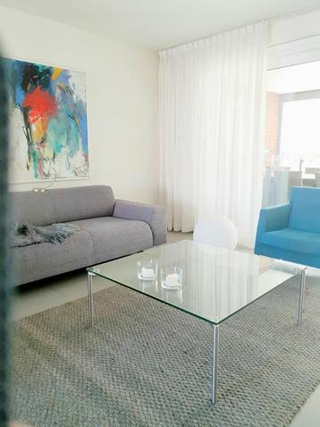 glas tafel, Ophalen, Zo goed als nieuw, Glas, 50 tot 100 cm