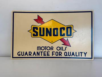 Panneau d'affichage ancien SUNOCO, Enlèvement ou Envoi, Utilisé, Panneau publicitaire