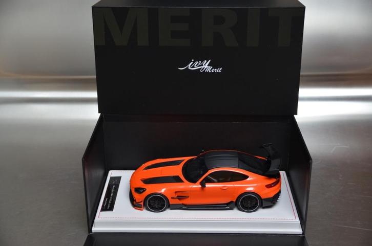 1/18 Mercedes Amg GTR Black Serie Ivy Merit, Hobby en Vrije tijd, Modelauto's | 1:18, Nieuw, Auto, Overige merken, Ophalen of Verzenden