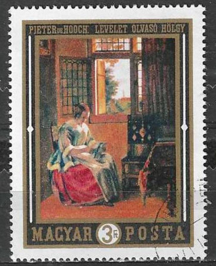 Hongarije 1969 - Yvert 2087 - Vrouw leest een brief (ST), Postzegels en Munten, Postzegels | Europa | Hongarije, Verzenden