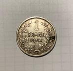 1 Franc 1904 FR België Leopold II Zilver, Zilver, Ophalen of Verzenden, Zilver, Losse munt
