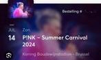 P!nk - Summer Carnival - 14 juli - staanplaatsen, Juli