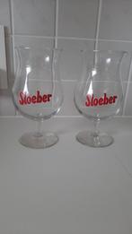 2 sloeber glazen in nieuwstaat, Ophalen of Verzenden, Nieuw, Bierglas