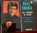 Vinyl 45trs- Paul louka - la femme à Jean, 4 pistes, Utilisé, Enlèvement ou Envoi