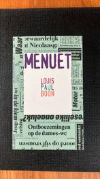 Louis Paul Boon - Menuet, Comme neuf, Enlèvement ou Envoi, Louis Paul Boon