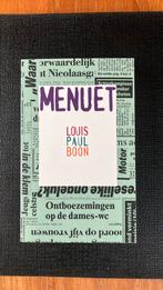 Louis Paul Boon - Menuet, Ophalen of Verzenden, Zo goed als nieuw, Louis Paul Boon