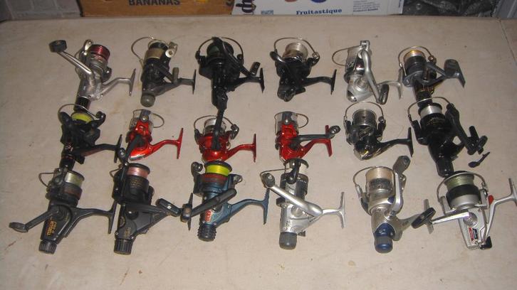 ROLLEN, SET VAN 18 ROLLEN, Watersport en Boten, Hengelsport | Algemeen, Gebruikt, Molen, Ophalen of Verzenden