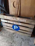 Landelijk huwelijk - pallet om de parking aan te wijzen, Ophalen, Gebruikt, Overige typen
