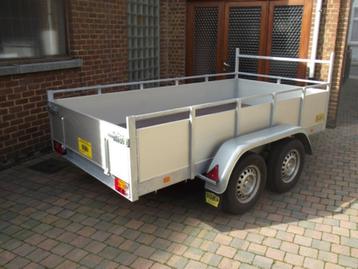 Nieuwe geremde bakaanhangwagen 3,1 x 1,8m te 9300 Aalst beschikbaar voor biedingen