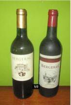 2 Prima Flessen rode Wijn - Bergerac - 2006 en 2007, Frankrijk, Ophalen of Verzenden, Zo goed als nieuw, Rode wijn