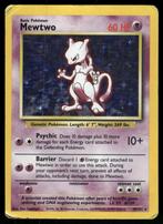 Mewtwo 10/102 - Base (Fair), Hobby en Vrije tijd, Verzamelkaartspellen | Pokémon, Verzenden, Gebruikt