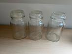 4 glazen bokalen, Ophalen, Zo goed als nieuw, Glas