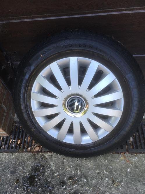 Jantes+pneus hiver vw golf 5 et autres 5x112mm, Auto-onderdelen, Banden en Velgen, Banden en Velgen, Winterbanden, 15 inch, 195 mm
