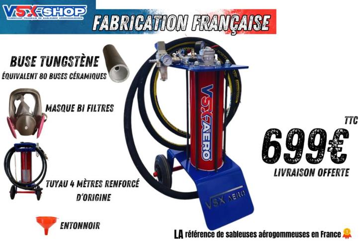 Sableuse Aérogommeuse Fabriquée en France, Doe-het-zelf en Bouw, Overige Doe-Het-Zelf en Bouw, Nieuw, Verzenden